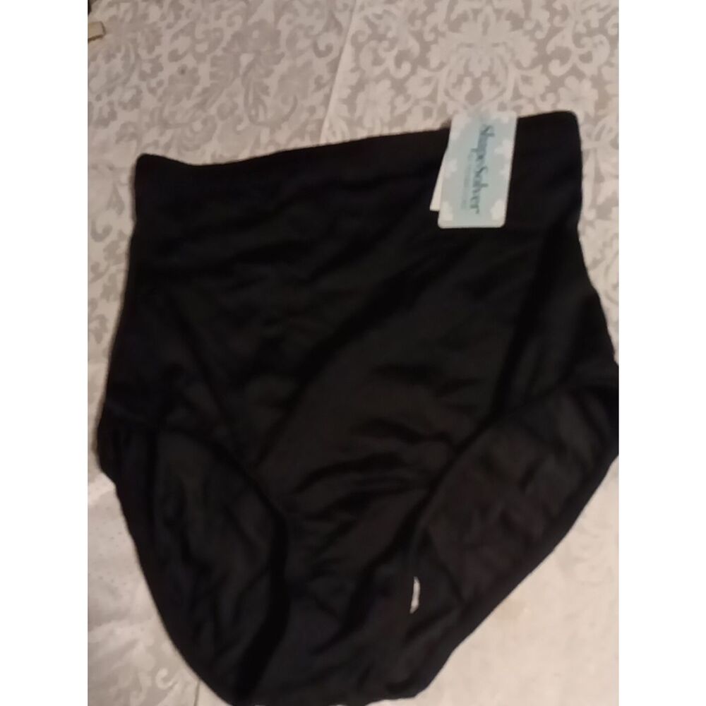 ShapeSolver by Penbrooke high Waist Black Bikini Bottoms